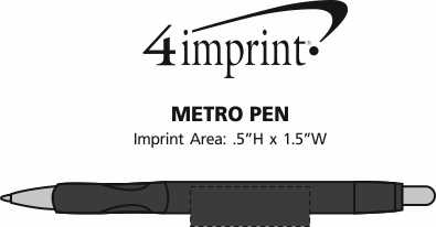Imprint Area of Metro Pen - 24 hr