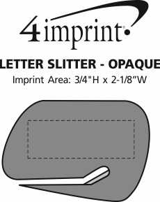Imprint Area of Letter Slitter - Opaque