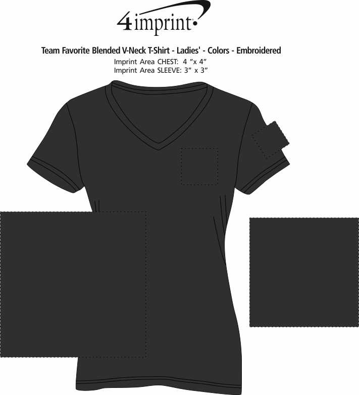 Download 4imprint.com: Team Favorite Blended V-Neck T-Shirt ...