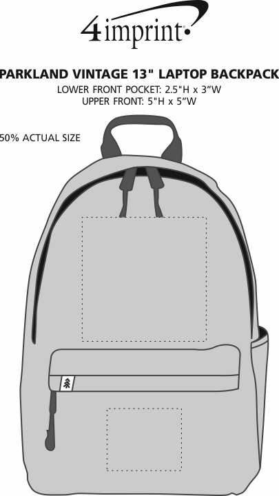 parkland vintage 13 computer backpack