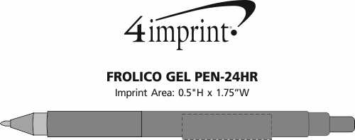 Imprint Area of Frolico Pen - 24 hr