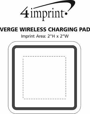 Imprint Area of Verge Wireless Charging Pad