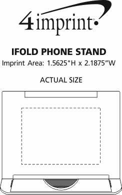 Imprint Area of iFold Phone Stand