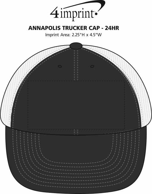 Annapolis Trucker Cap 24 hr 15149524HR