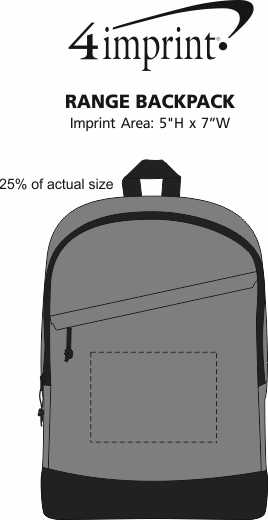 Imprint Area of Range Backpack