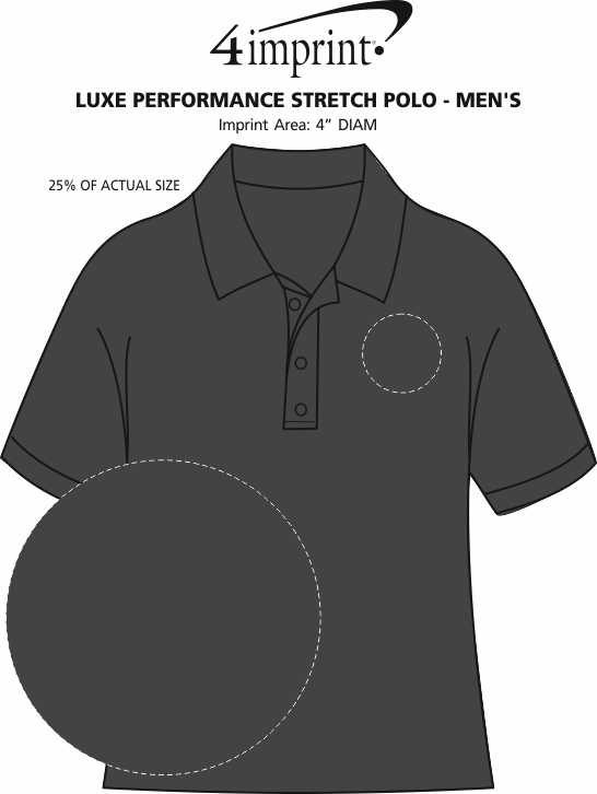 Imprint Area of Luxe Performance Stretch Polo - Men's