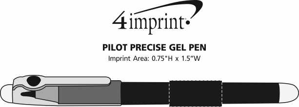 Imprint Area of Pilot Precise Point Gel Pen