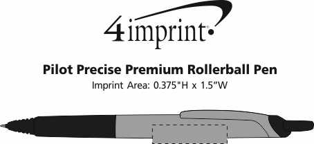 Imprint Area of Pilot Precise Premium Rollerball Pen