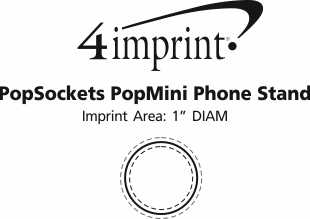 Imprint Area of PopSockets PopMinis