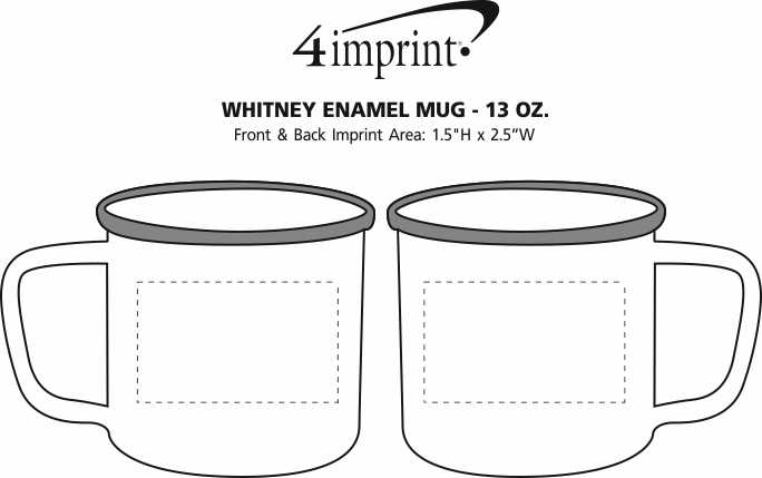 4imprint.com: Whitney Enamel Mug - 13 oz. 152847-13