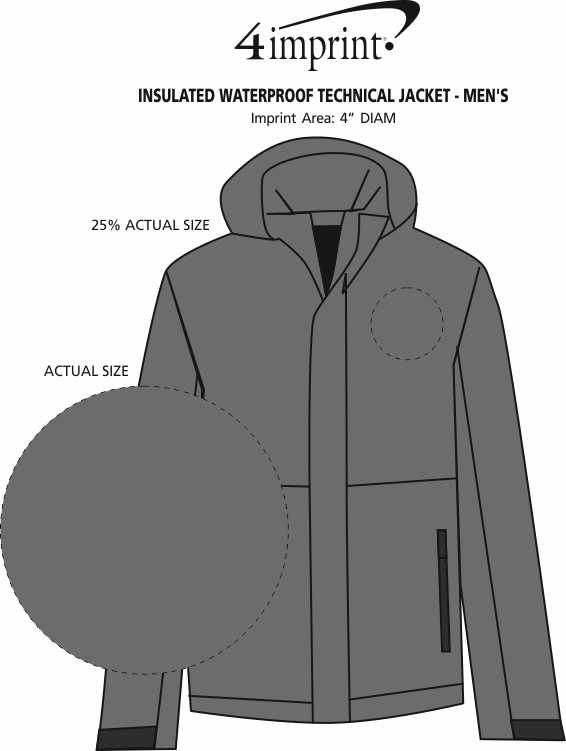 Insulated Waterproof Technical Jacket Men's 153493M