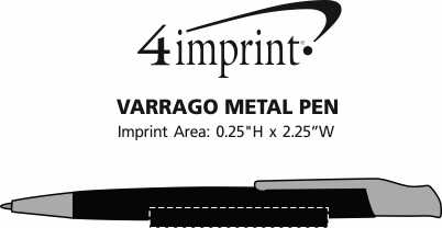 Imprint Area of Varrago Metal Pen