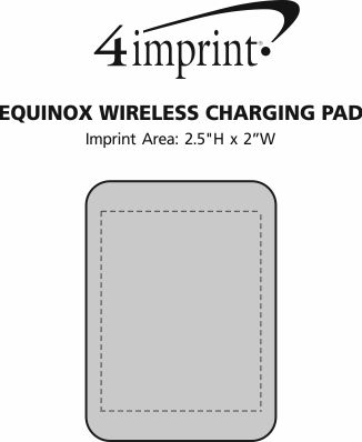 Imprint Area of Equinox Wireless Charging Pad