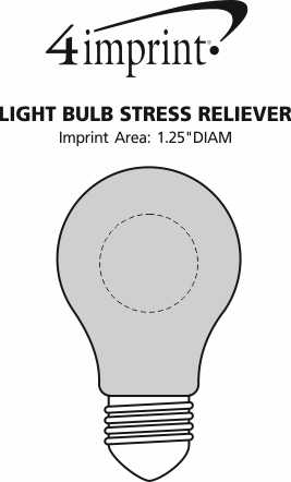 Imprint Area of Light Bulb Stress Reliever