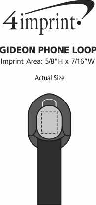 Imprint Area of Gideon Phone Loop