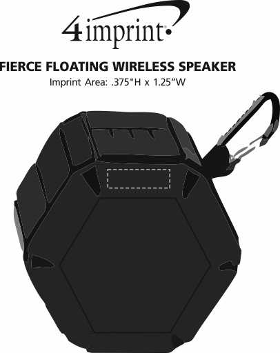 Imprint Area of Fierce Floating Bluetooth Speaker