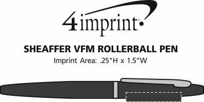 Imprint Area of Sheaffer VFM Rollerball Pen