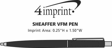 Imprint Area of Sheaffer VFM Pen