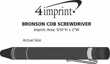Imprint Area of Bronson COB Screwdriver