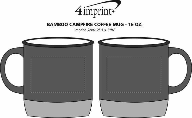 4imprint.com: Bamboo Campfire Coffee Mug - 16 oz. 155223