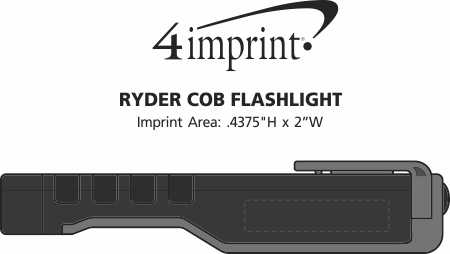 Imprint Area of Ryder COB Flashlight