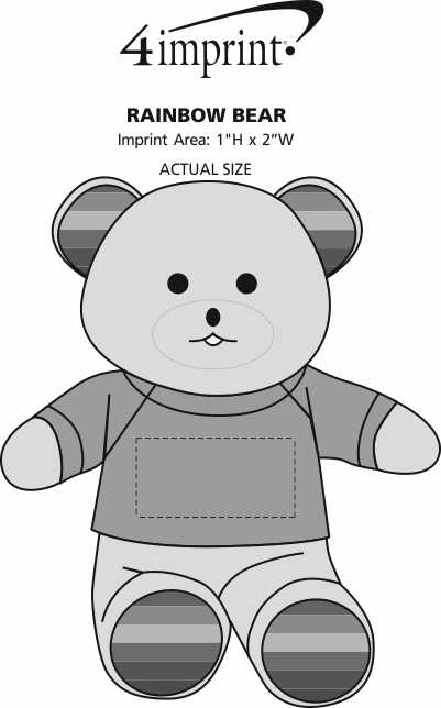 4imprint.com: Rainbow Bear 155598