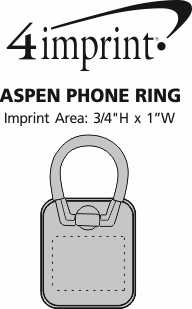 Imprint Area of Aspen Phone Ring