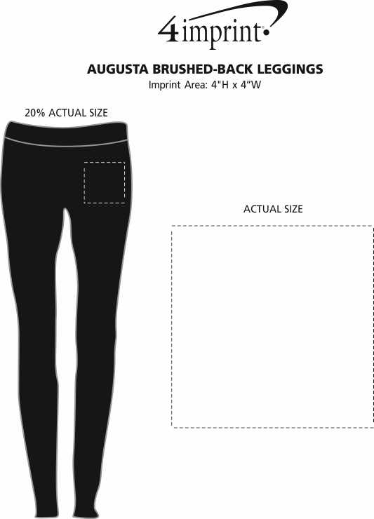 Download 4imprint.com: Augusta Brushed-Back Leggings 156288