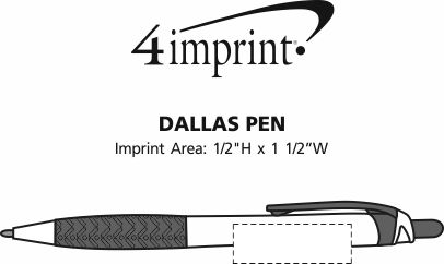 Imprint Area of Dallas Pen
