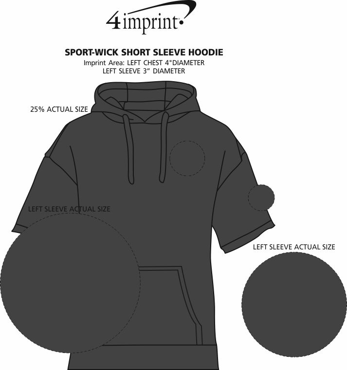 Download 4imprint.com: Sport-Wick Short Sleeve Hoodie 156712