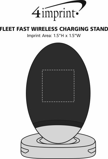 Imprint Area of Fleet Fast Wireless Charging Stand
