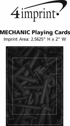 Imprint Area of Mechanic Playing Cards