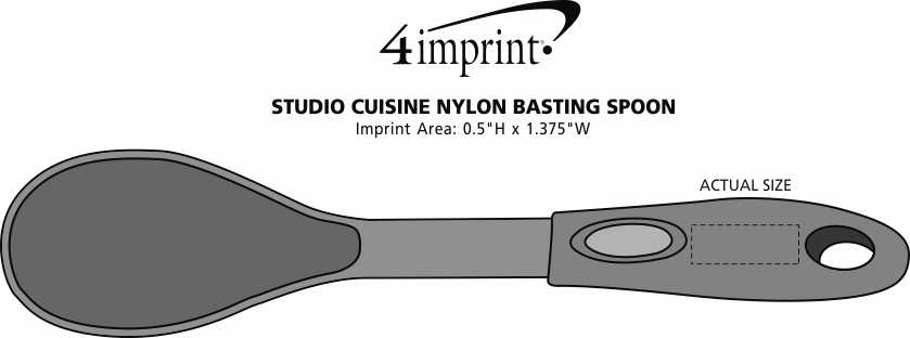 Download 4imprint.com: Studio Cuisine Nylon Basting Spoon 157071