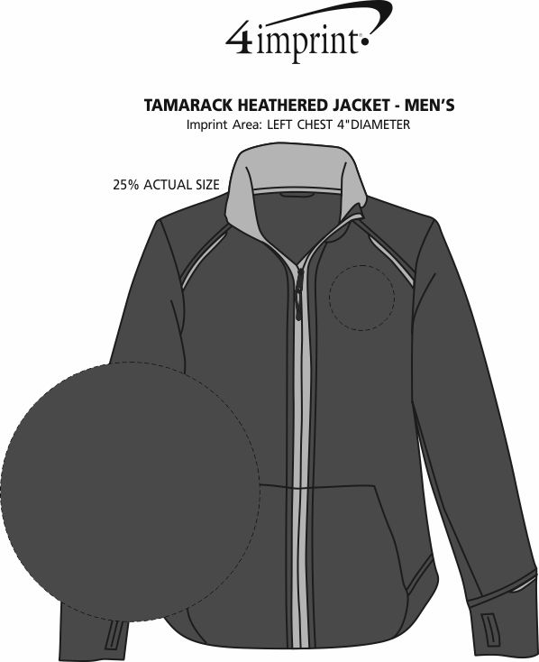 4imprint.com: Tamarack Heathered Jacket - Men's 157180-M
