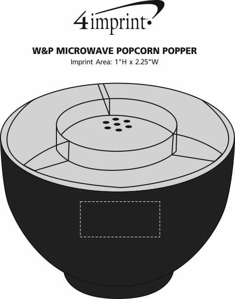 w&p popcorn popper bowl