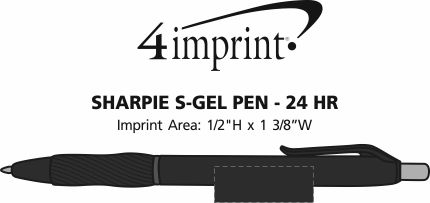 Imprint Area of Sharpie S-Gel Pen - 24 hr