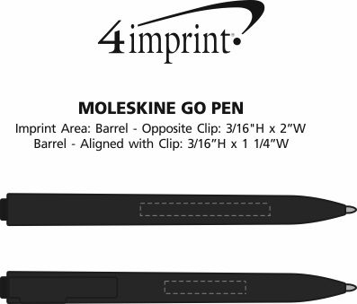 Imprint Area of Moleskine Go Pen