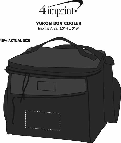 Imprint Area of Igloo Yukon Box Cooler