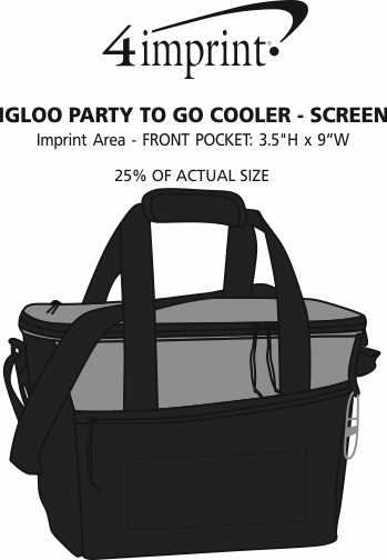 Imprint Area of Igloo Party to Go Cooler