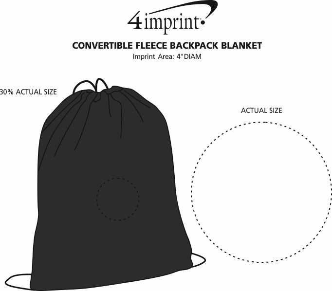 Convertible Fleece Backpack Blanket 157843