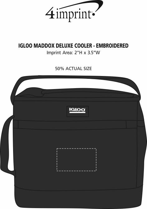 Download 4imprint.com: Igloo Maddox Deluxe Cooler - Embroidered 158145-E