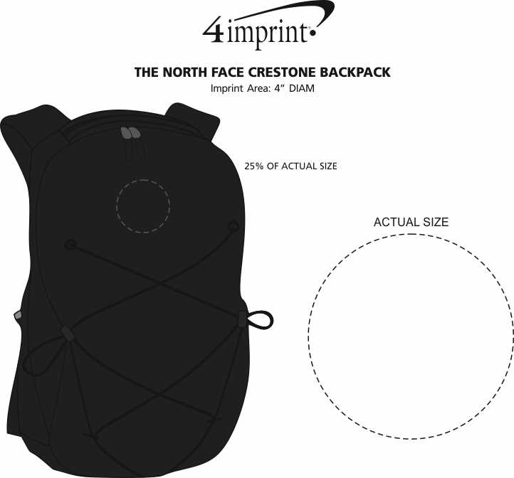 Imprint Area of The North Face Crestone Backpack