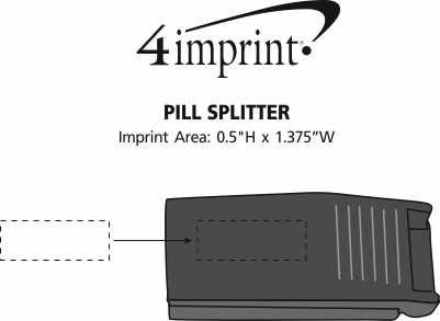 Imprint Area of Pill Splitter