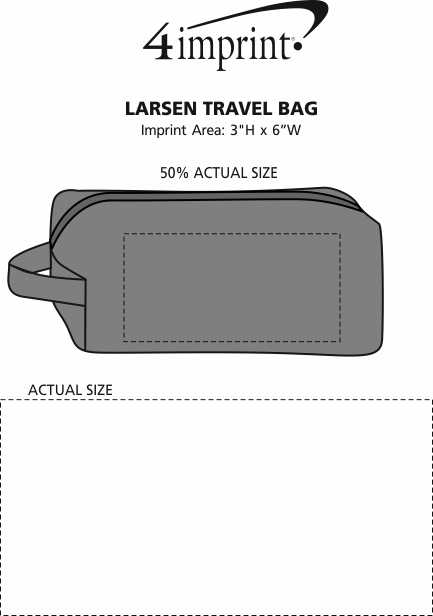 Imprint Area of Larsen Travel Bag