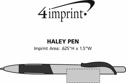 Imprint Area of Haley Pen