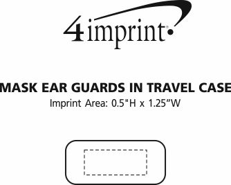 Imprint Area of Mask Ear Guards in Travel Case