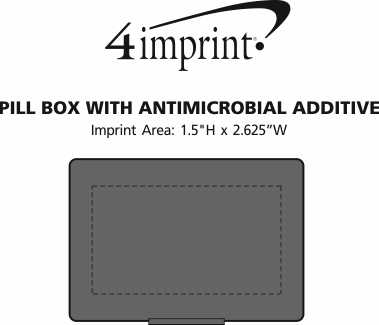 Imprint Area of Bellis Pill Box
