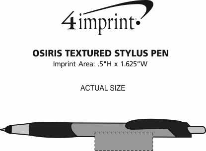 Imprint Area of Osiris Textured Stylus Pen