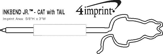 Imprint Area of Inkbend Standard - Cat with Tail