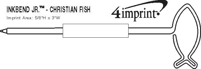 Imprint Area of Inkbend Standard - Christian Fish